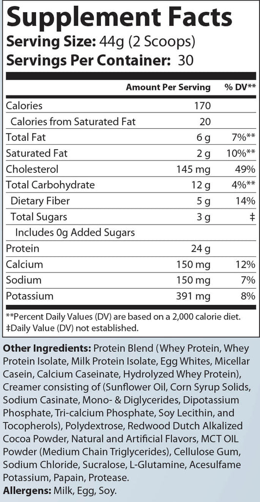 Complete Meal Replacement Protein (Chocolate Milkshake)