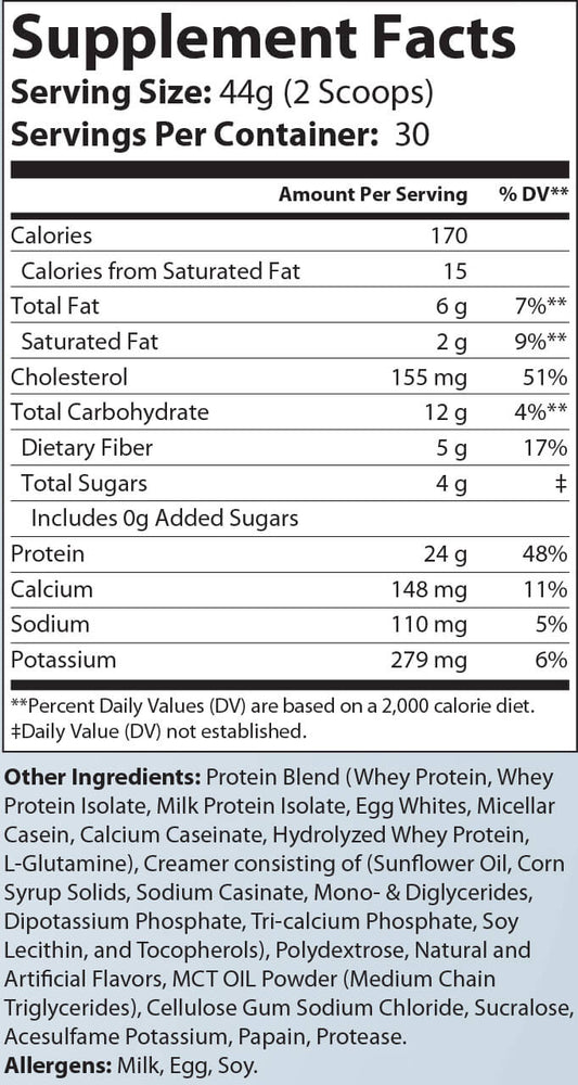 Complete Meal Replacement Protein (Vanilla Milkshake)